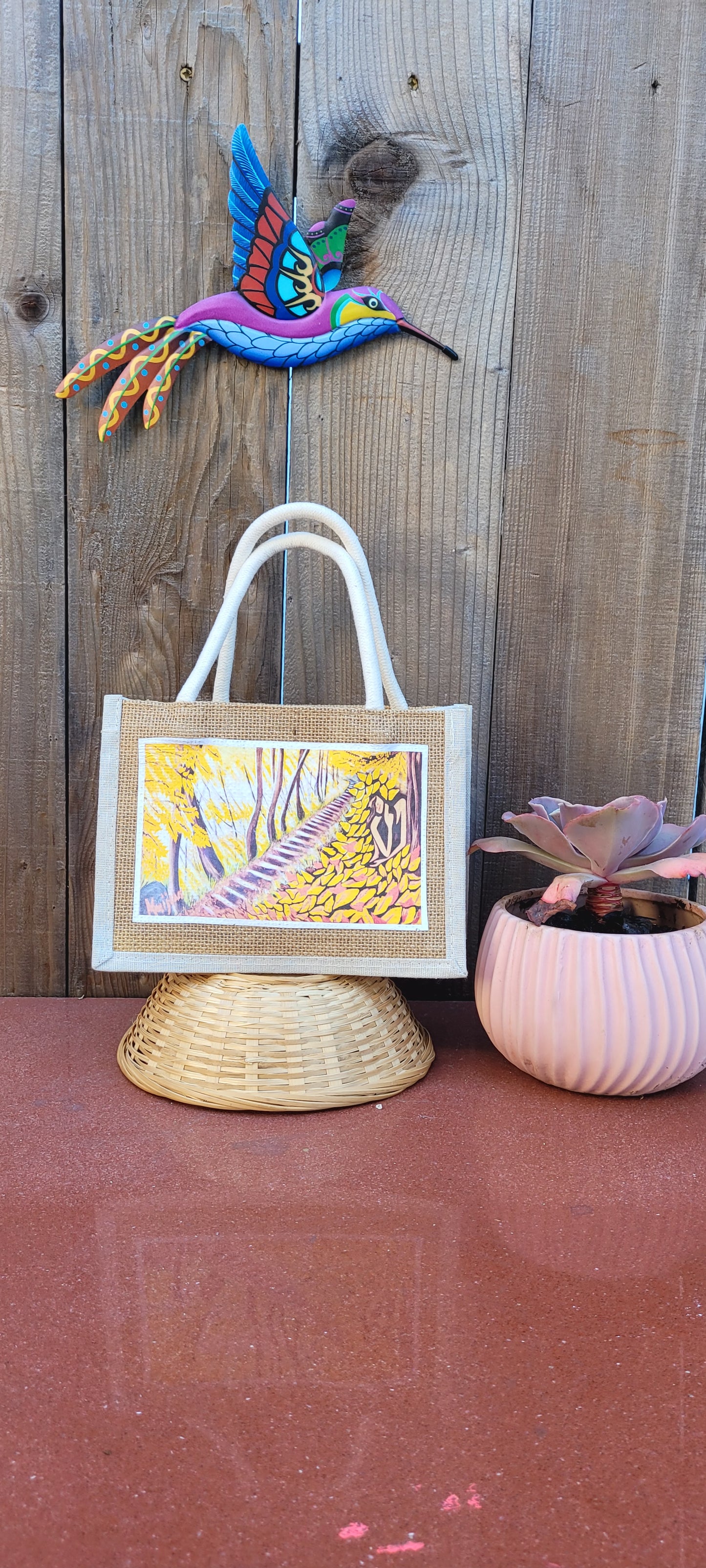 We Be Tree's Uplift She tote bag